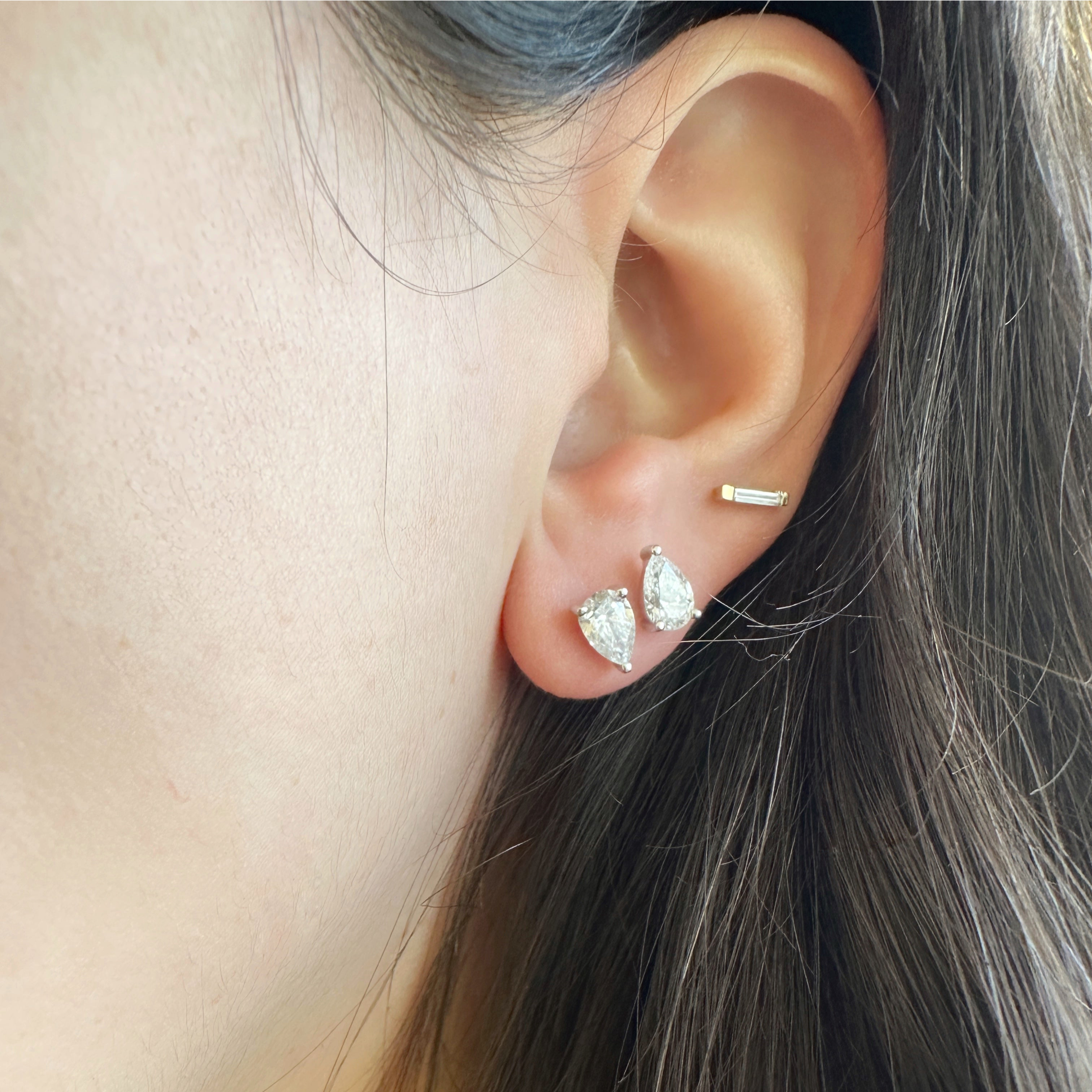 Pear Shape Studs