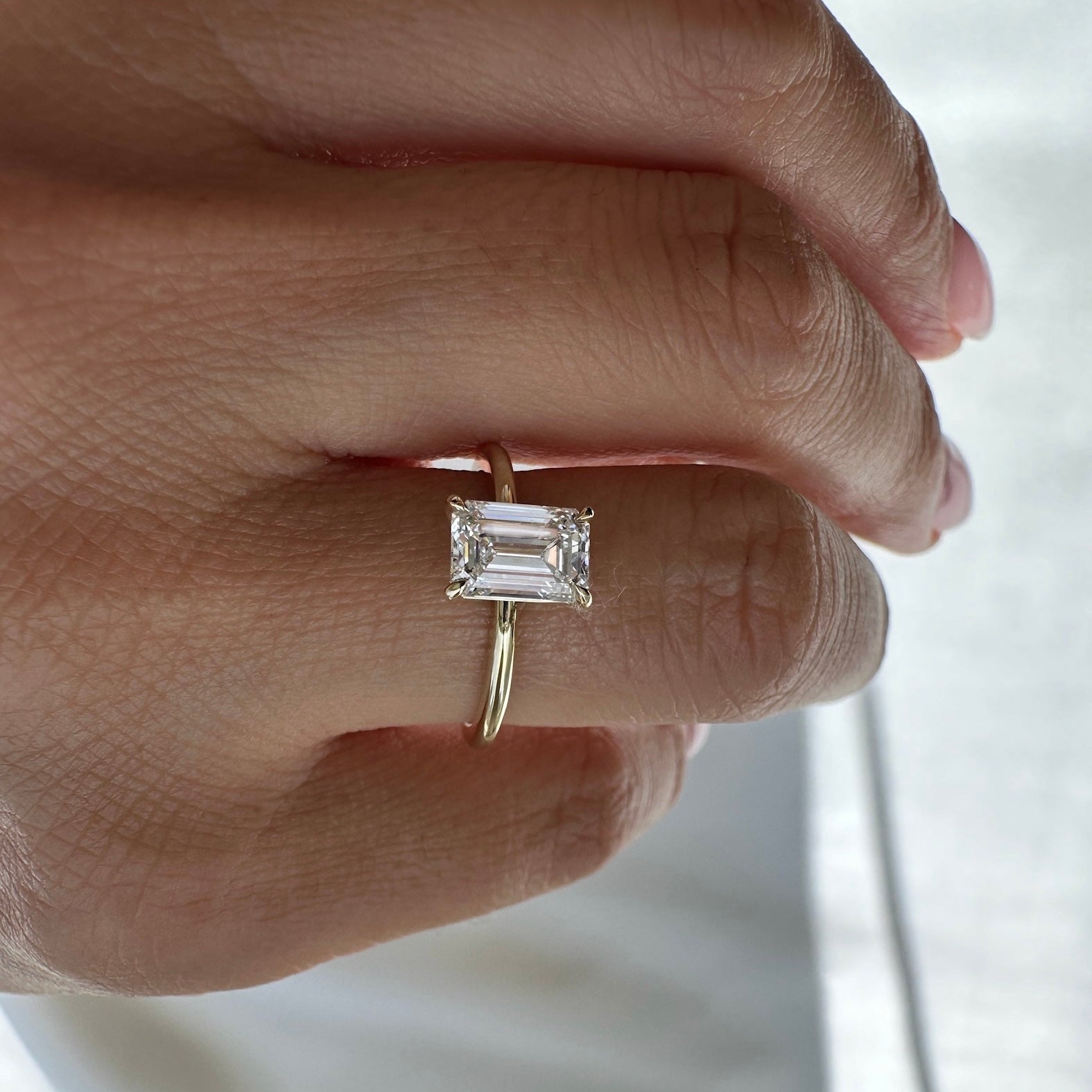 Emerald Cut Solitaire Dream Ring | Lab-Grown