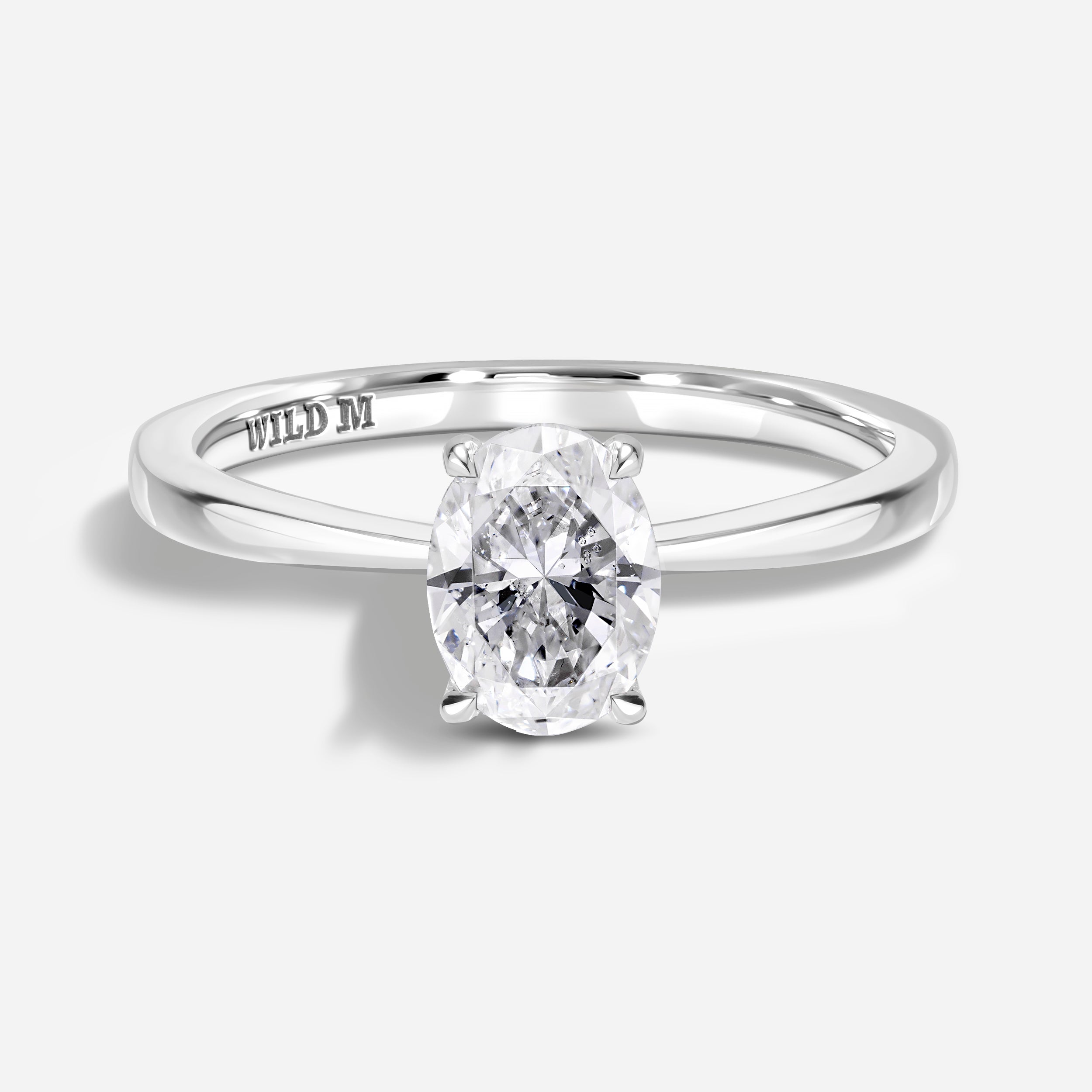Oval Solitaire Ring | Lab-Grown