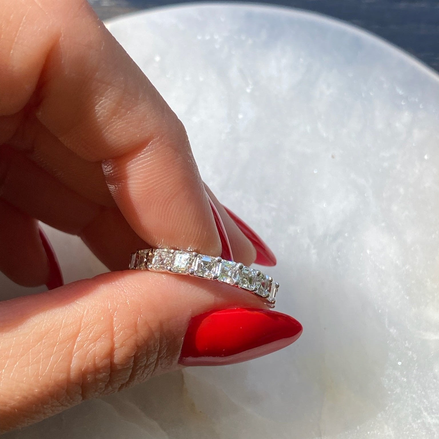 Asscher Cut Eternity Band | 0.20 CT