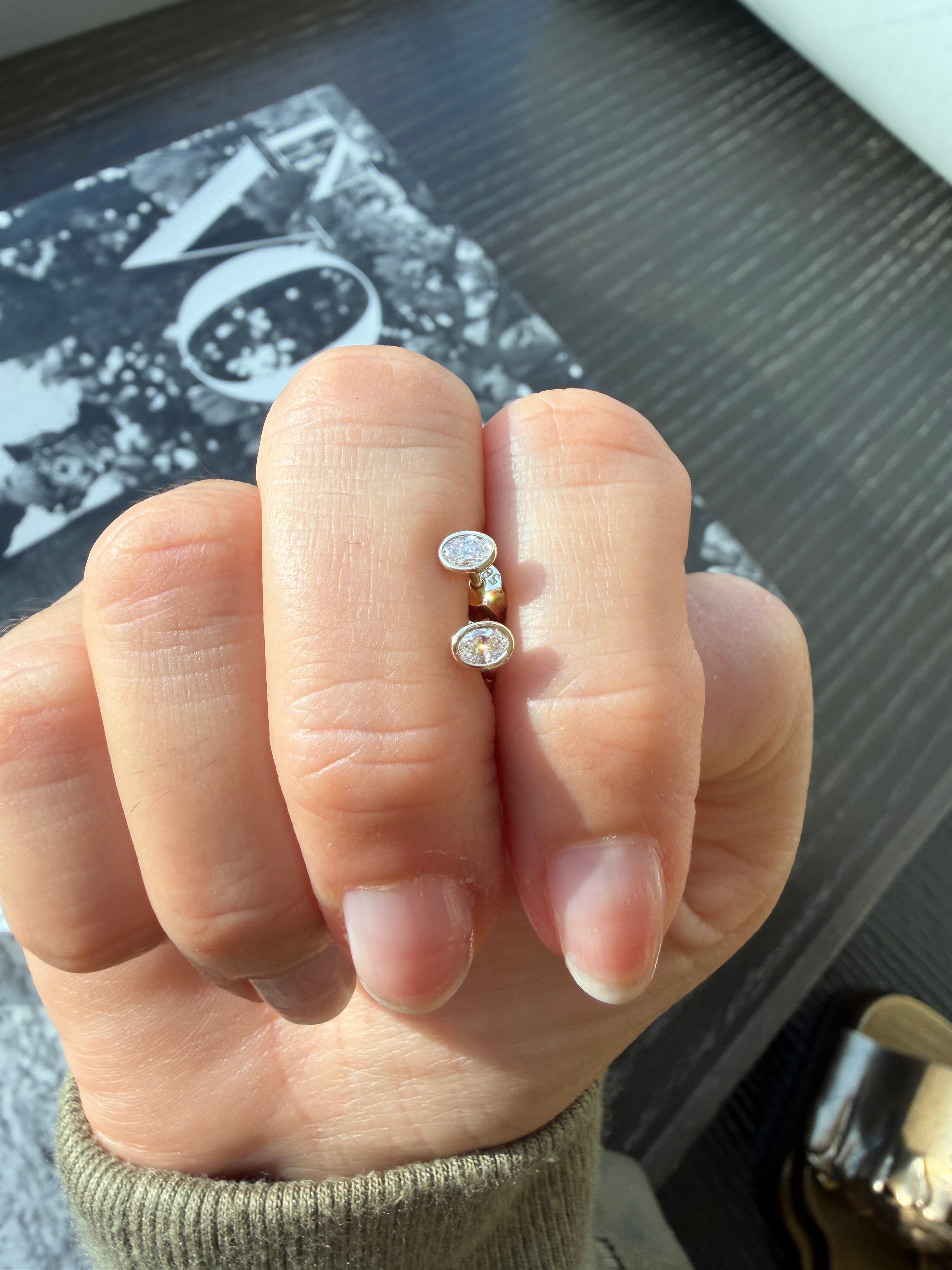 Petite Oval Studs