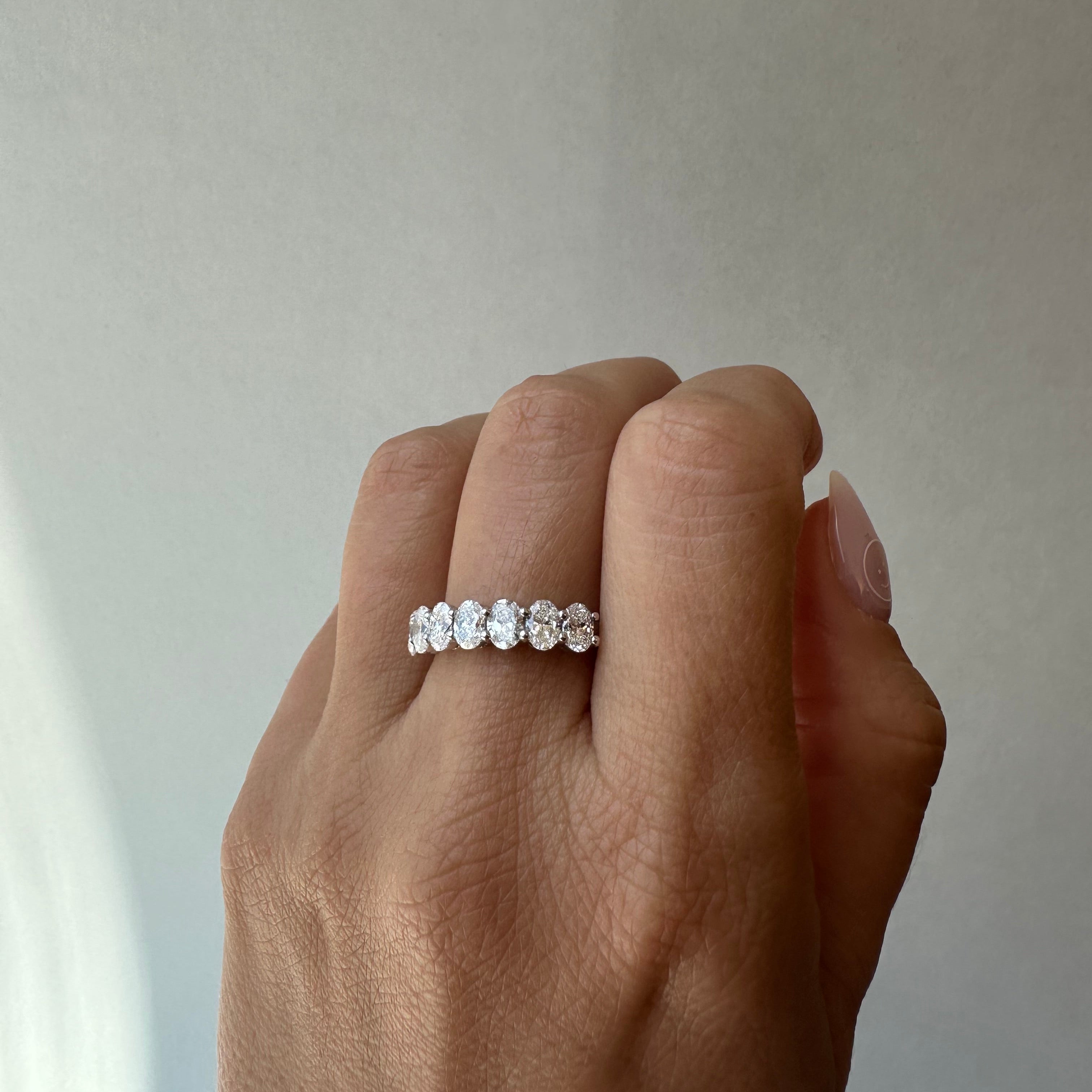 Seven Oval Cut Band | M