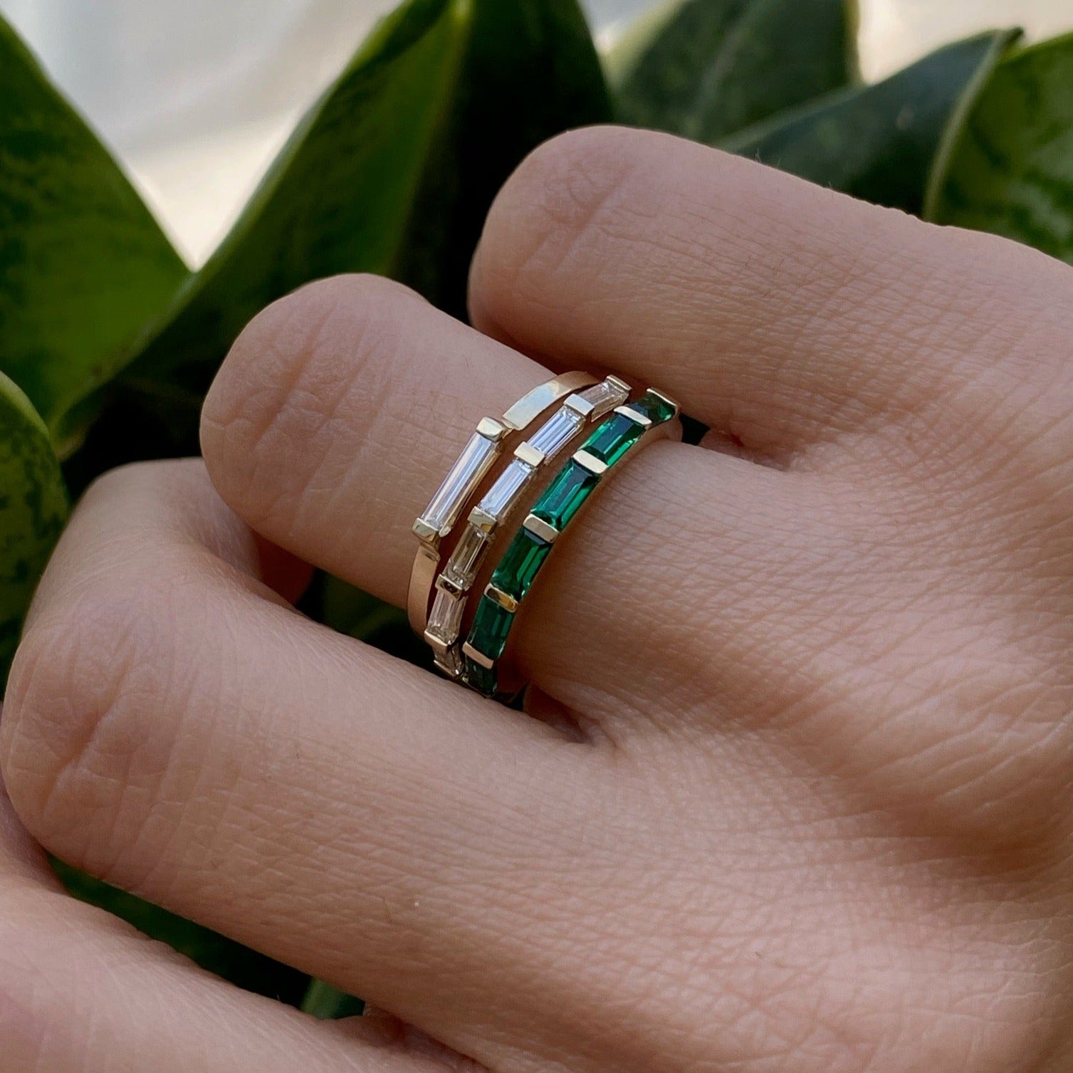 Green Emeralds Band