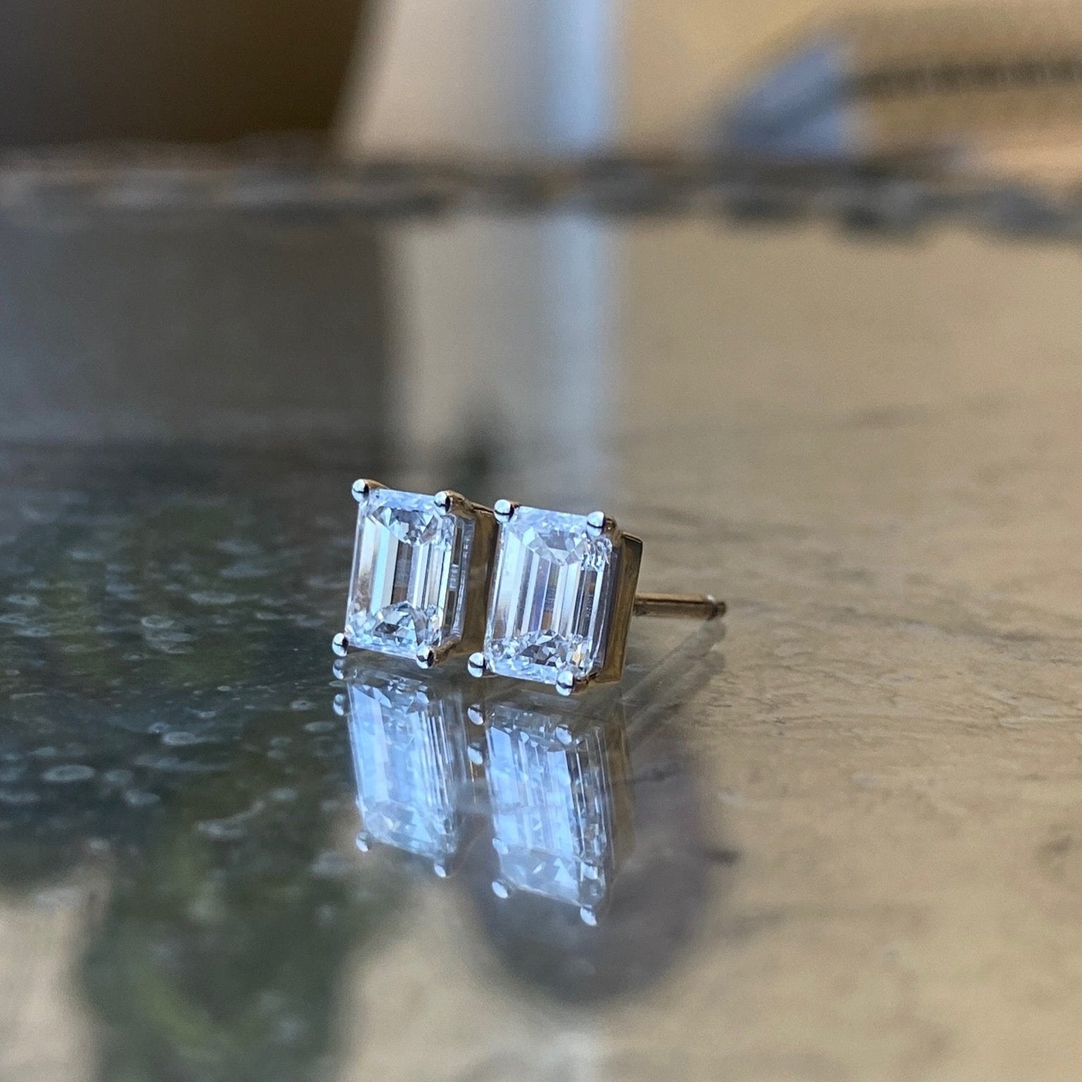 Emerald Studs