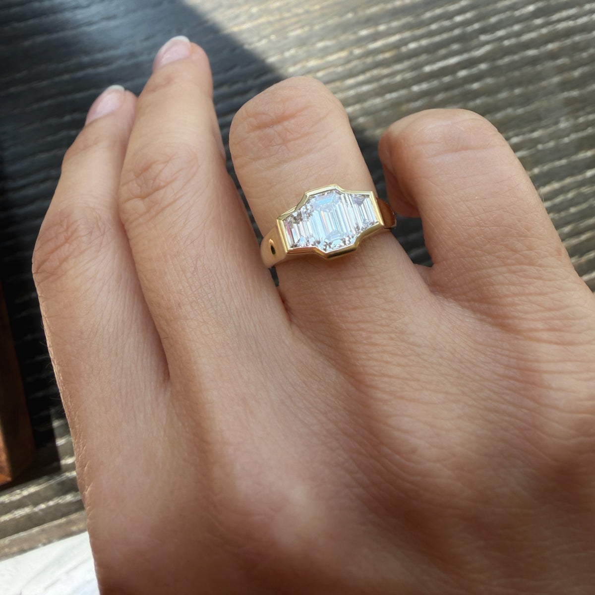 Emerald & Traps Bezel