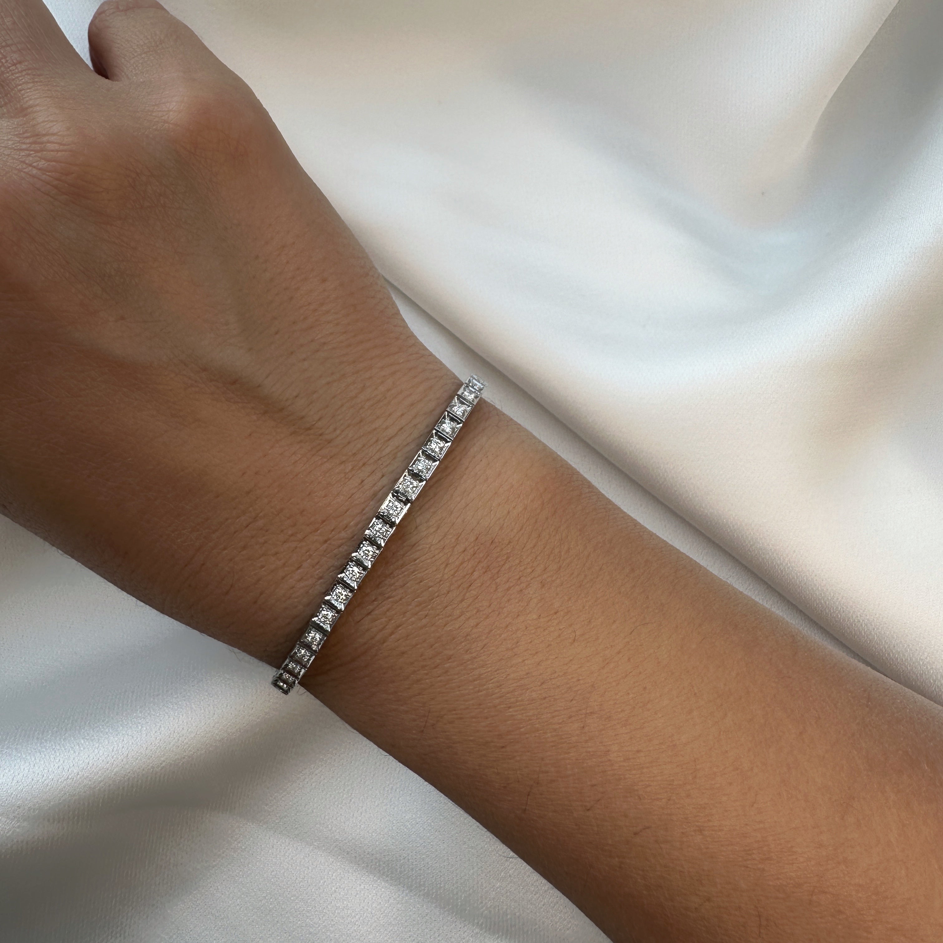 Chocolate Tennis Bracelet