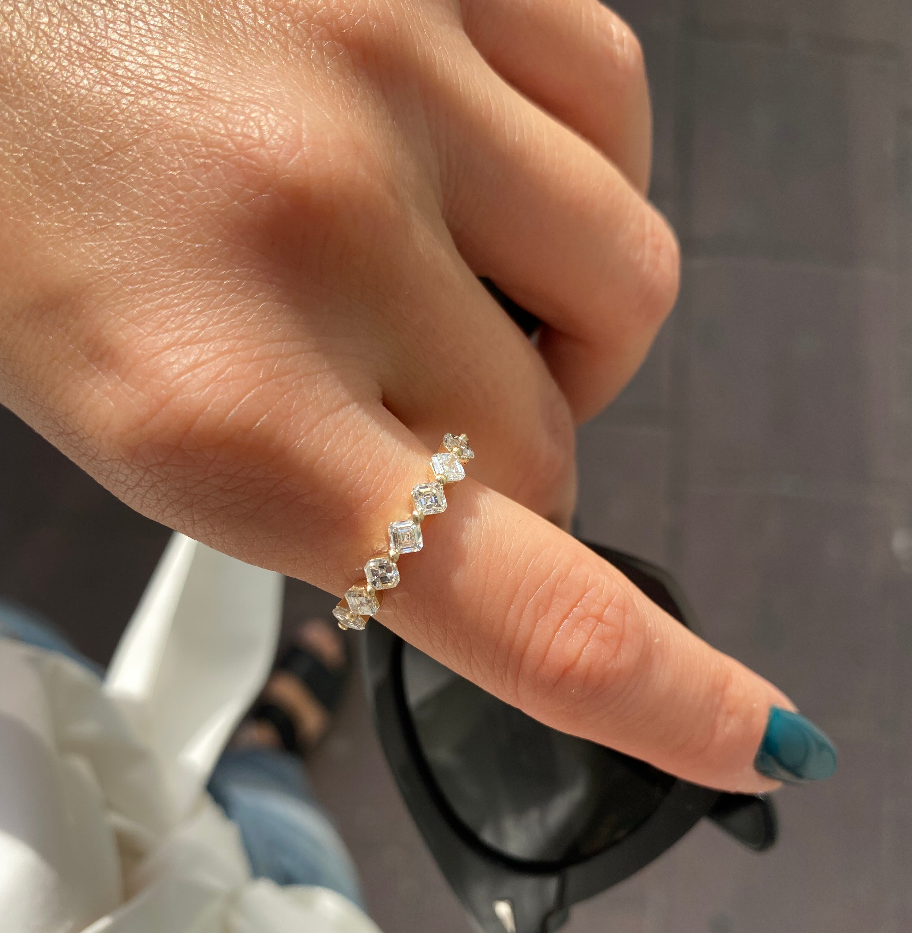 Asschers Kissing Ring