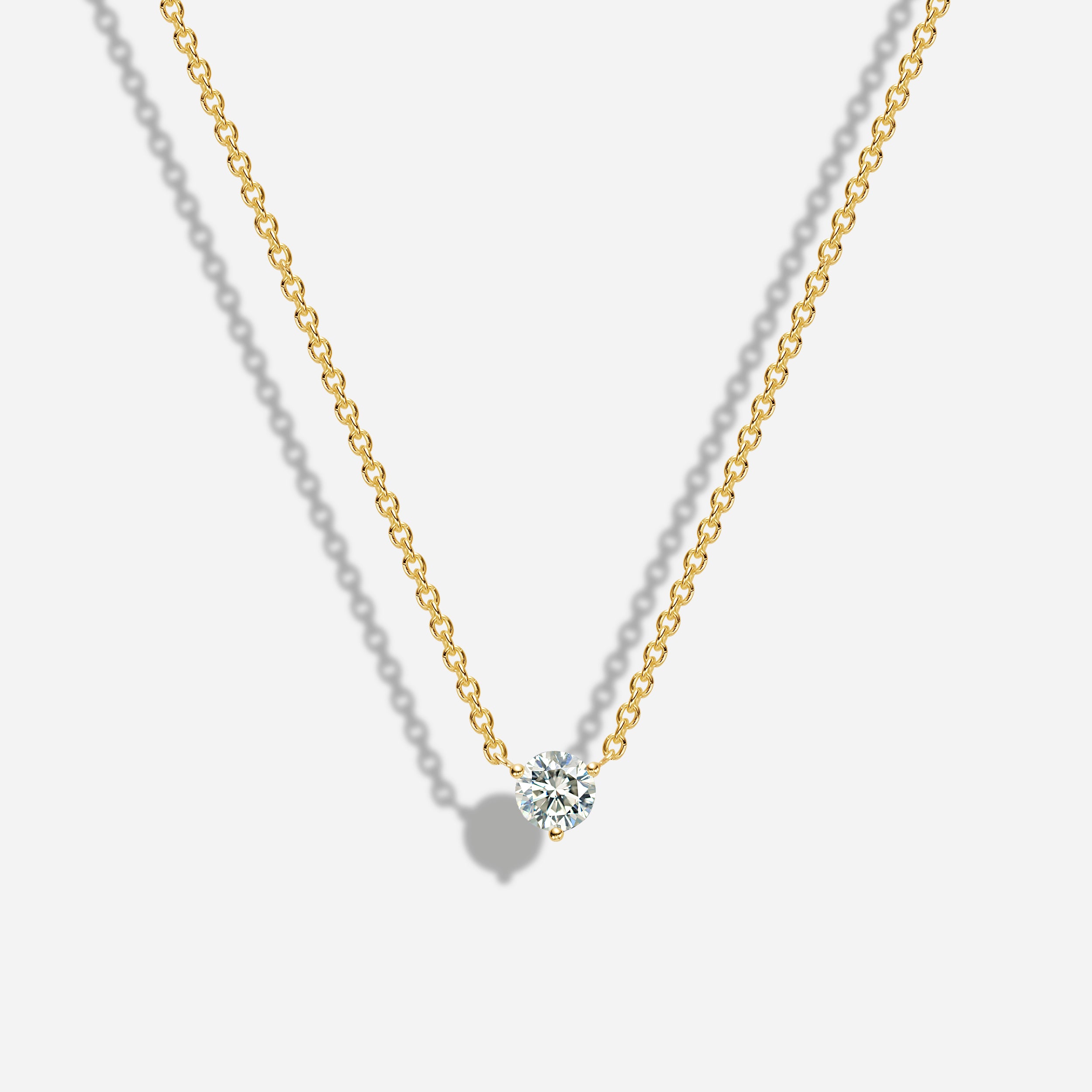 Floating Round Necklace