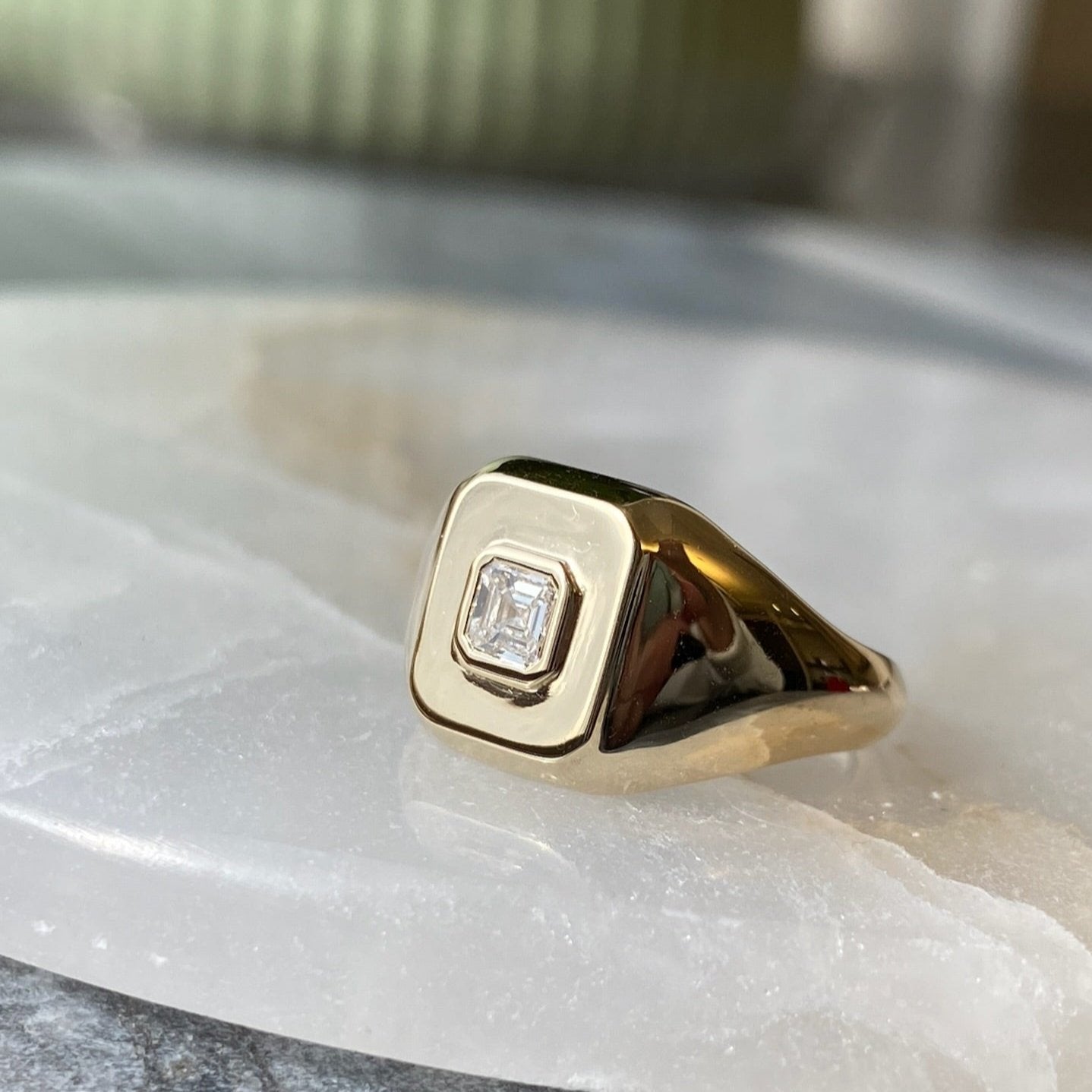 The Signet Ring | Asscher Cut