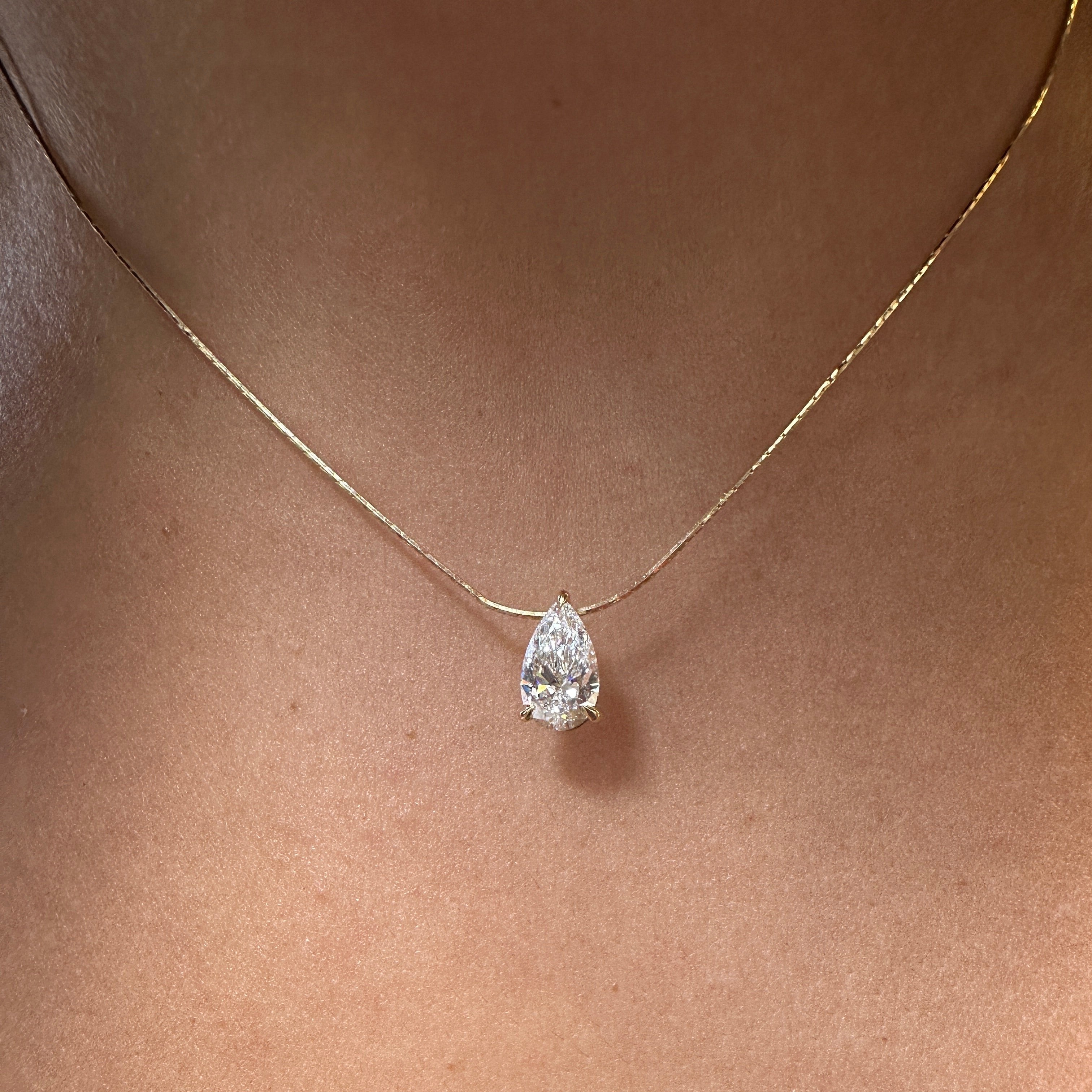 Gold Thread Pear Shape | 1 CT