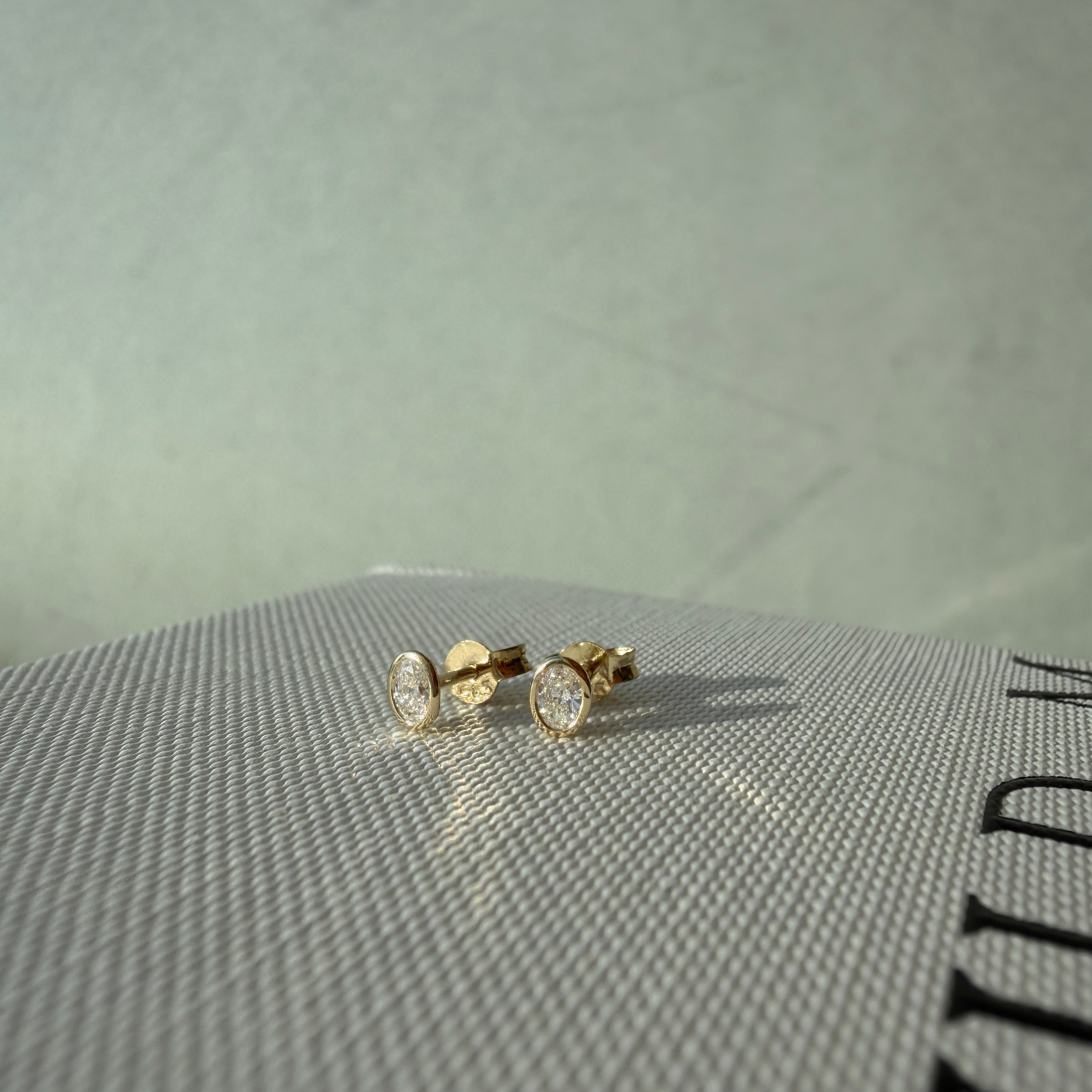 Petite Oval Studs