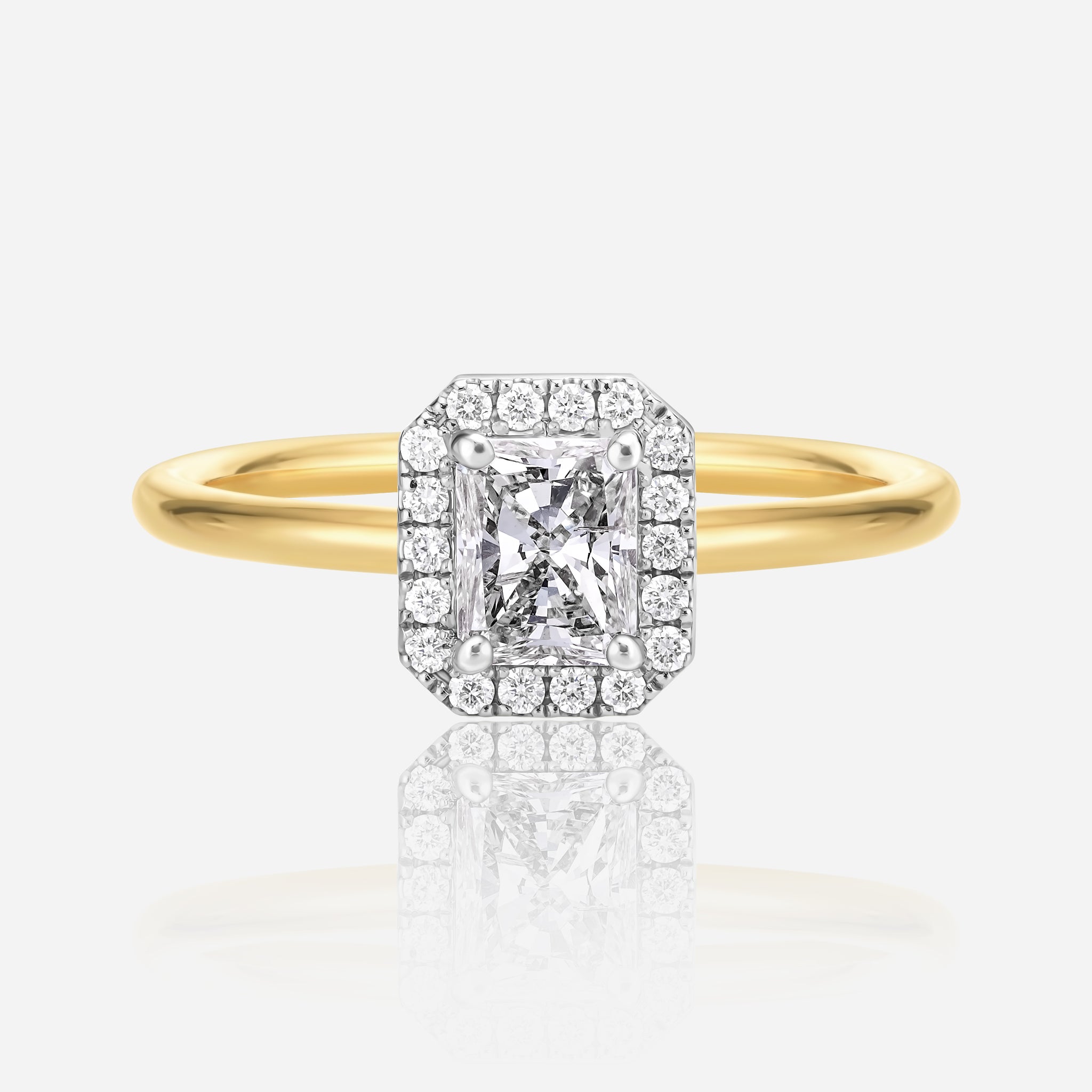 Two Tone Radiant & Pave