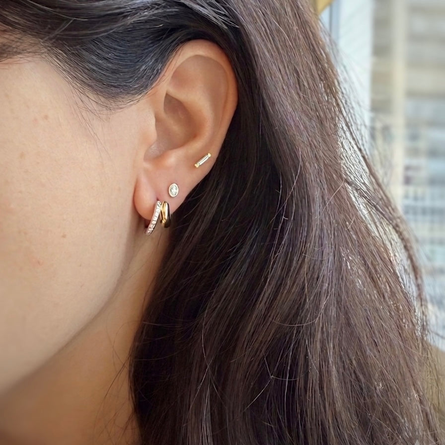 Kiss Me First | double hoop earring