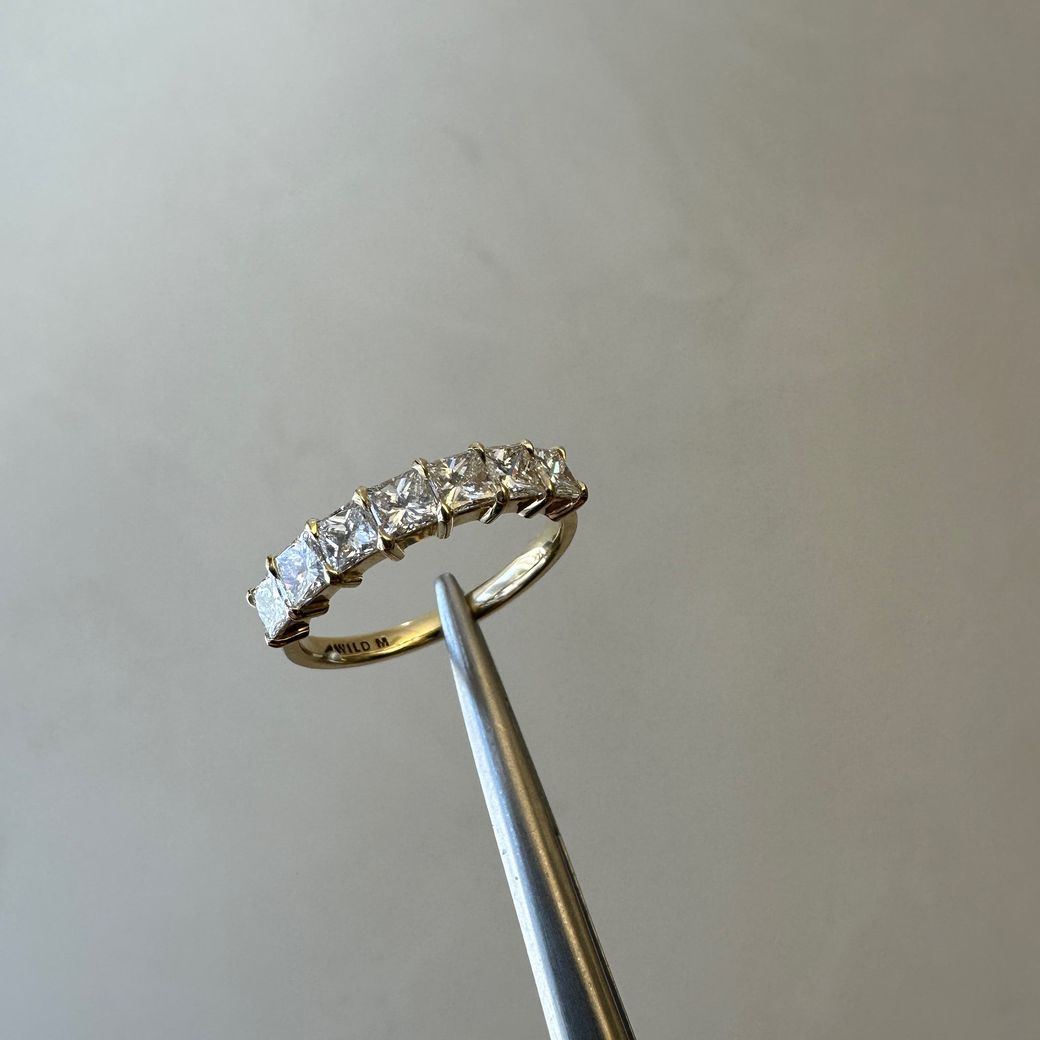 Seven Princess Cut Band