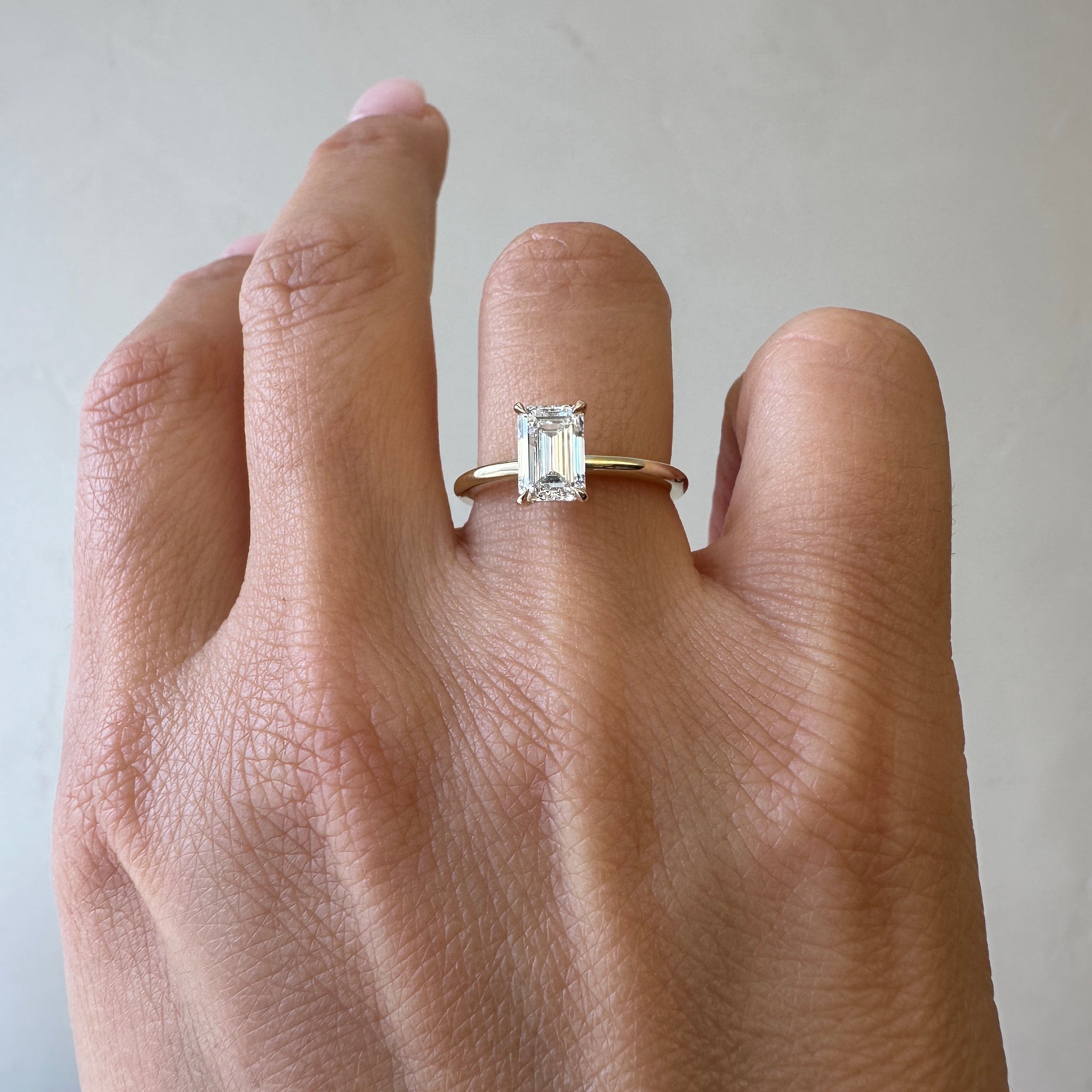 Emerald Cut Solitaire Dream Ring | Lab-Grown