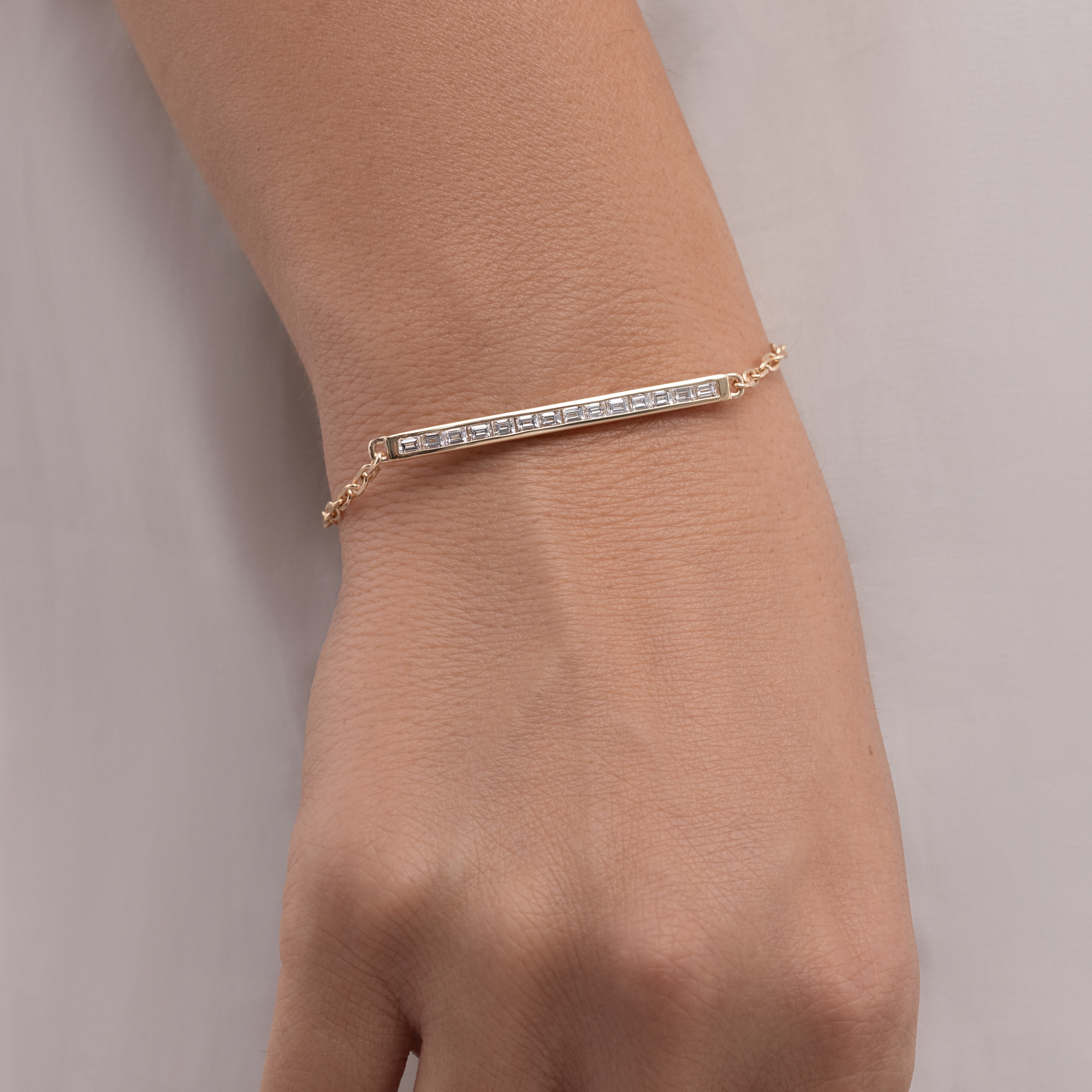 Baguette Heaven | Bezel Bar Bracelet