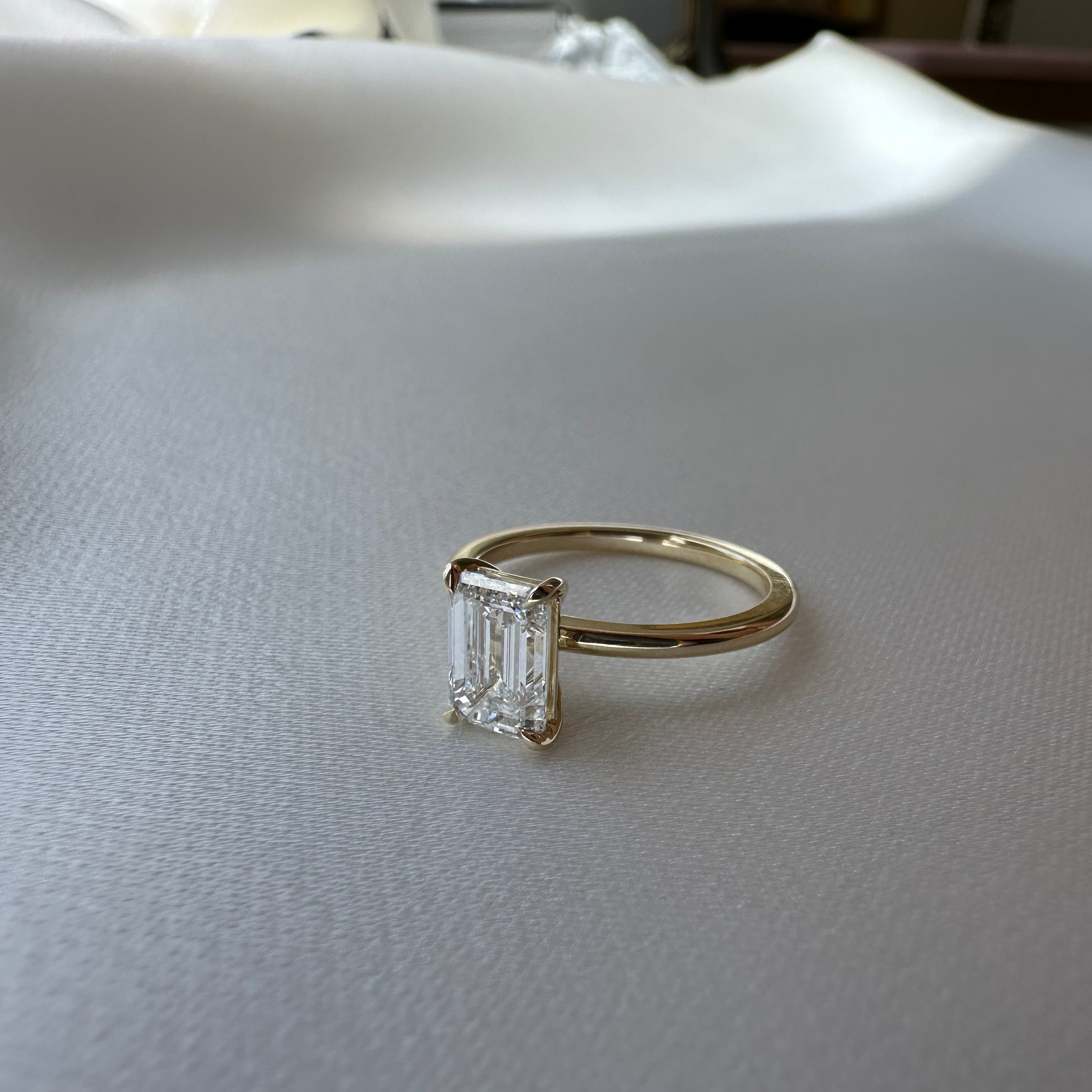 Emerald Cut Solitaire Dream Ring | Lab-Grown