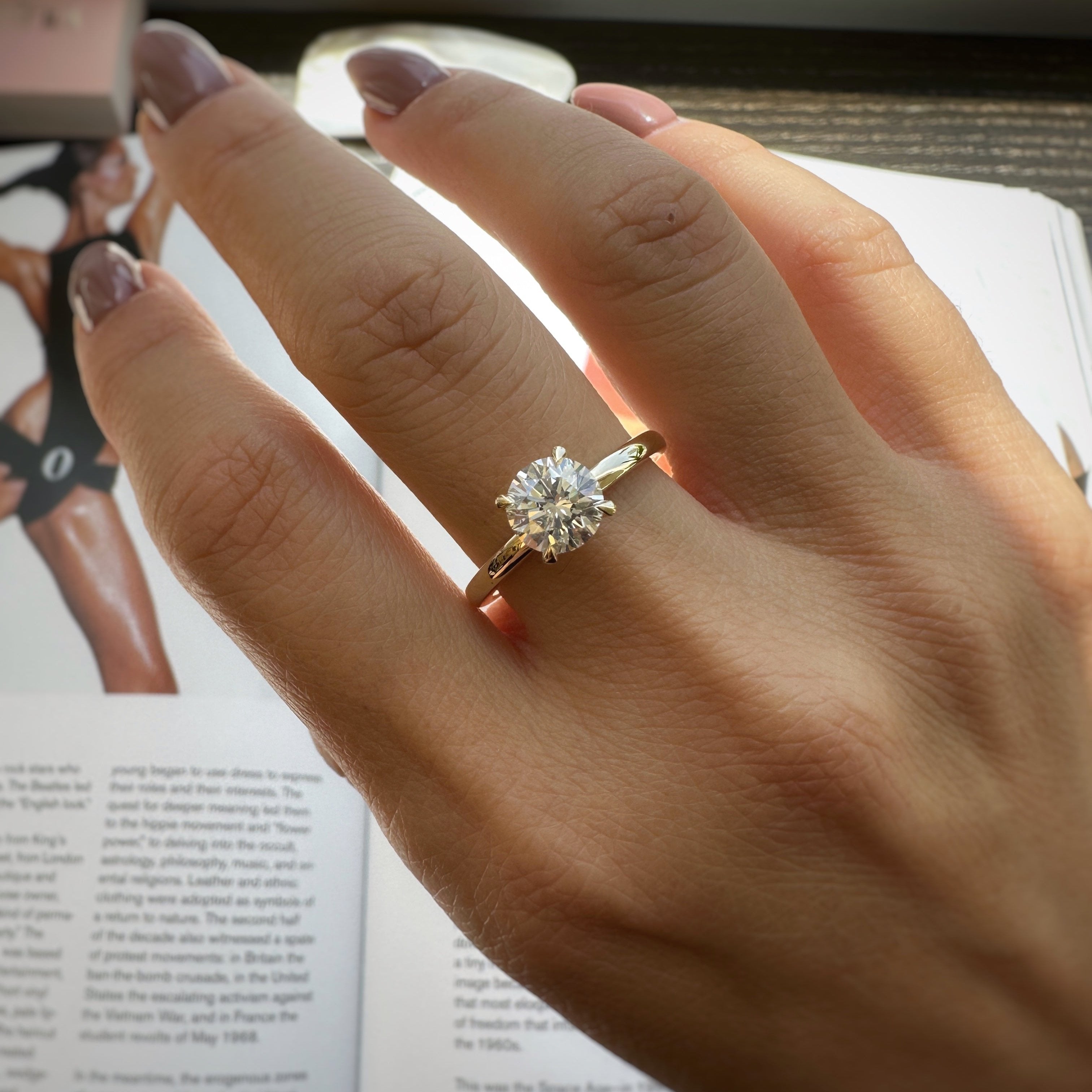 Round Brilliant Solitaire Ring  | Lab-Grown