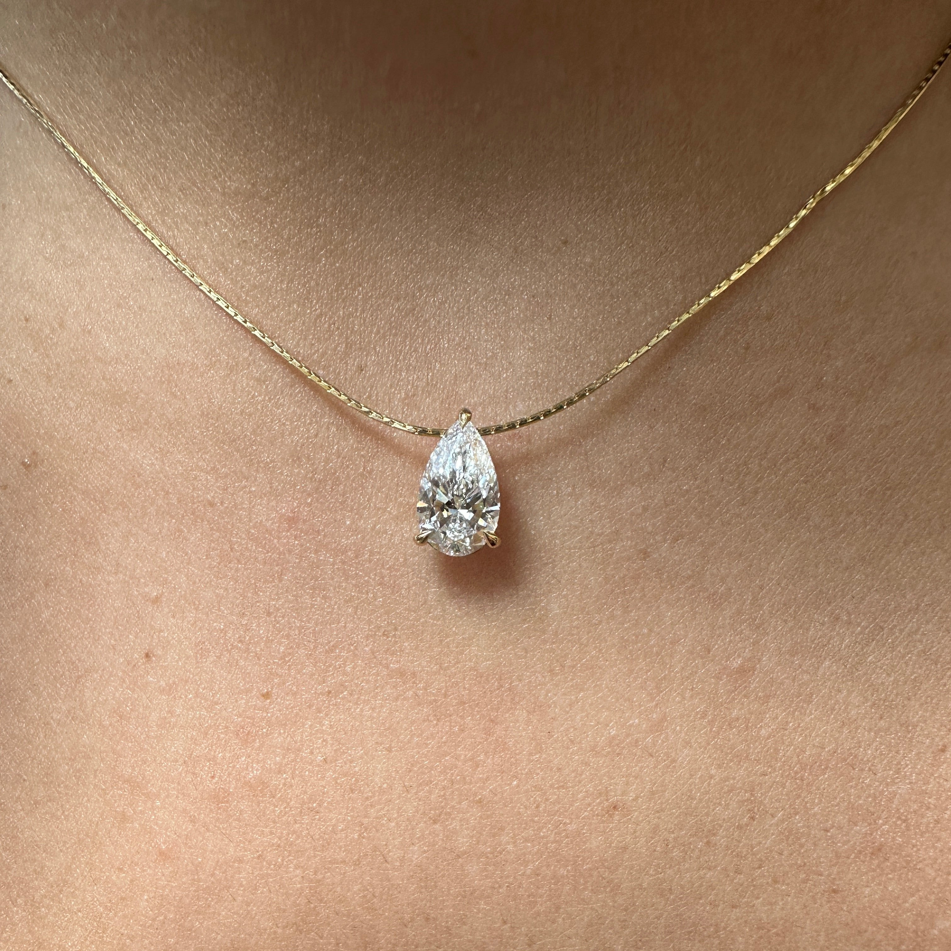 Gold Thread Pear Shape | 1 CT